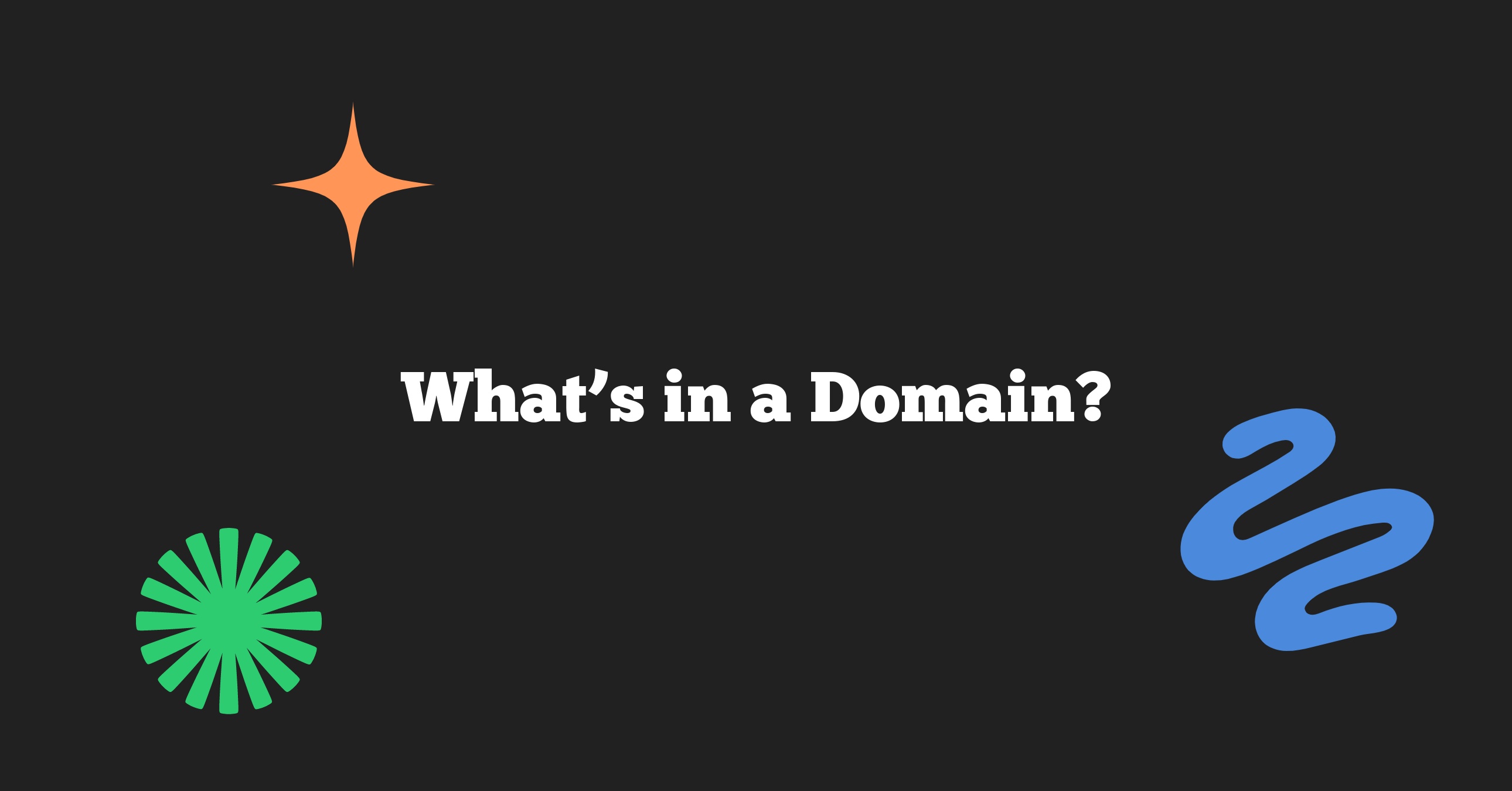 What's in a Domain? Anatomy of the Domain Name System
